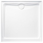 EVO Polymarble Rectangle 900x1220 White